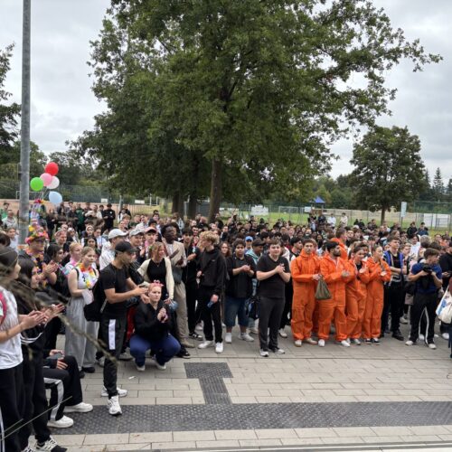 Viele Schüler:innen beim Sportfest BBS Springe 2025
