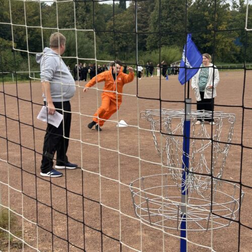 Geschicklichkeitsspiele beim Sportfest BBS Springe 2025