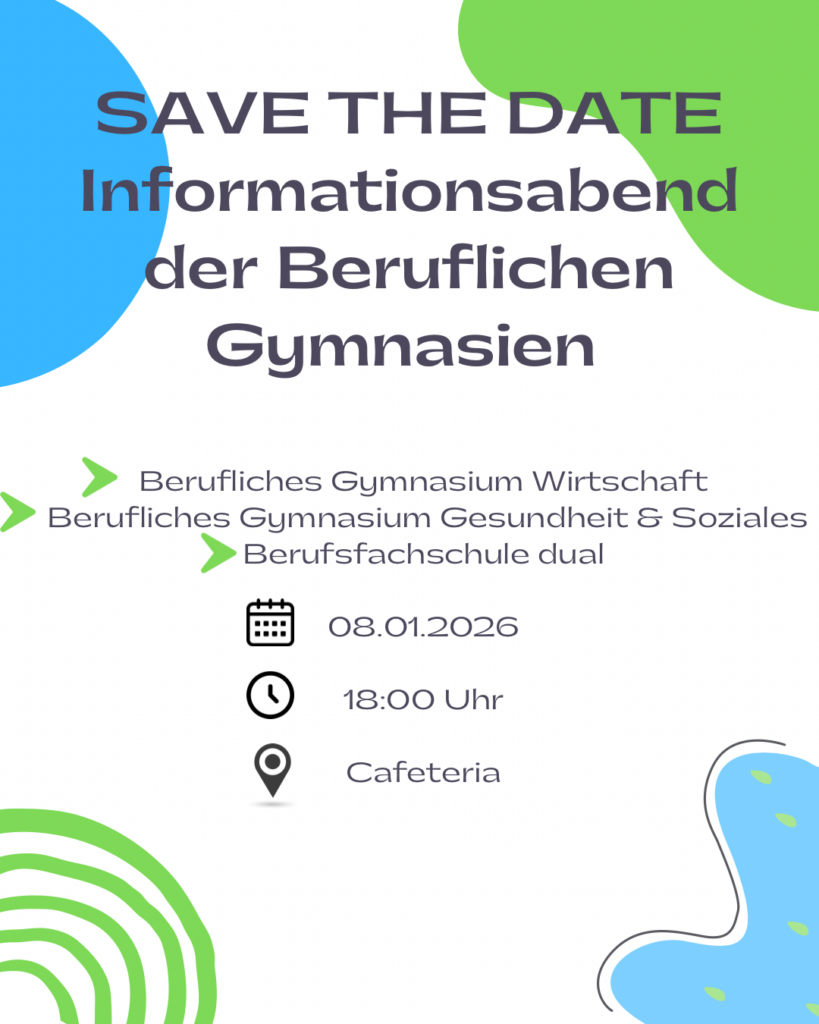 Informationsabend der Beruflichen Gymnasien
