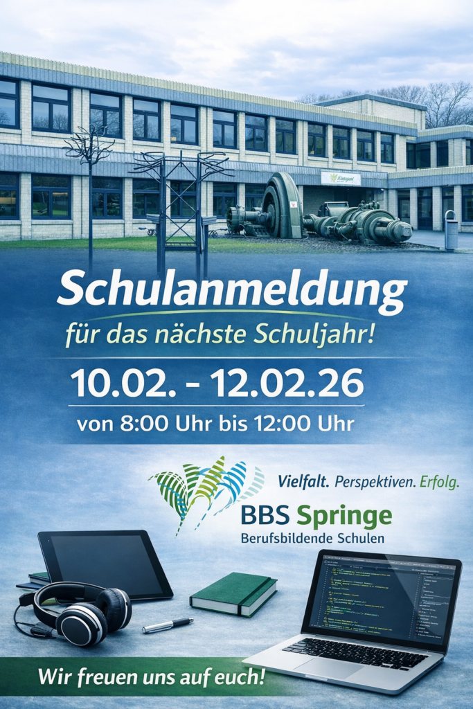 Schulanmeldung BBS Springe