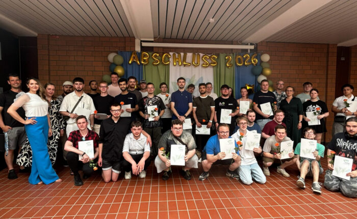 Gruppenfoto Abschluss Lagerlogistik