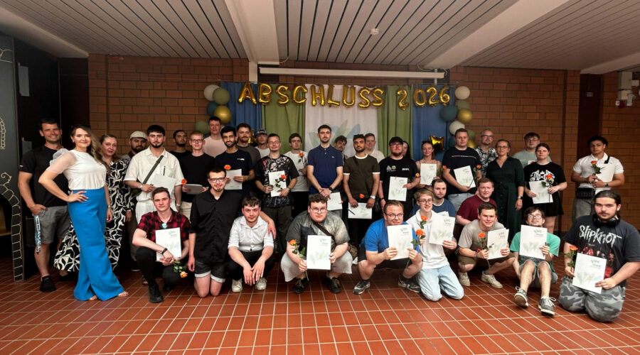Gruppenfoto Abschluss Lagerlogistik